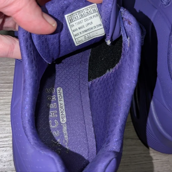 Skechers Purple Sport Shoes - Picture 4 of 7